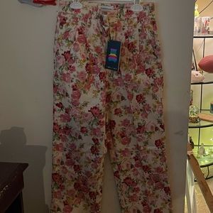 Floral Teddy fresh pants. Never worn with tags.